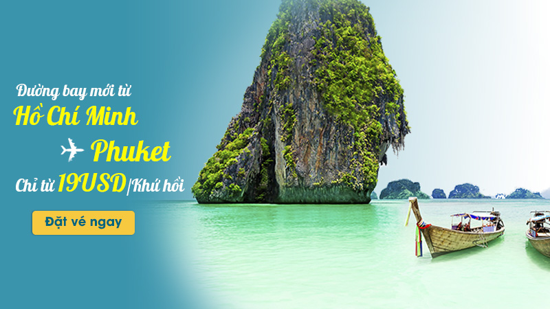 Khuyến mãi Vietnam Airlines vi vu Phuket chỉ từ 19USD