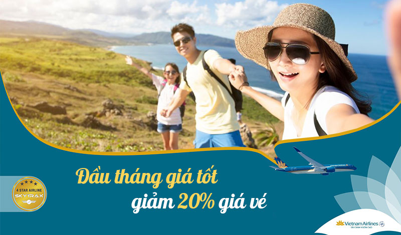 Khuyến mãi chào tháng 10 cùng Vietnam Airlines ưu đãi lên đến 20%