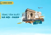 Vietnam Airlines tăng tần suất chuyến bay đi Paris từ Hà Nội