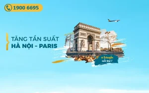 Vietnam Airlines tăng tần suất chuyến bay đi Paris từ Hà Nội