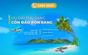 Săn vé máy bay đi Côn Đảo giá rẻ Vietnam Airlines Tháng 10
