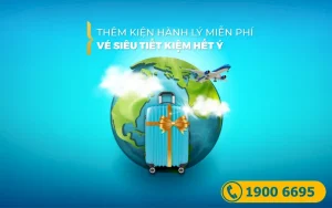 Vietnam Airlines tặng kiện hành lý ký gửi cực hấp dẫn