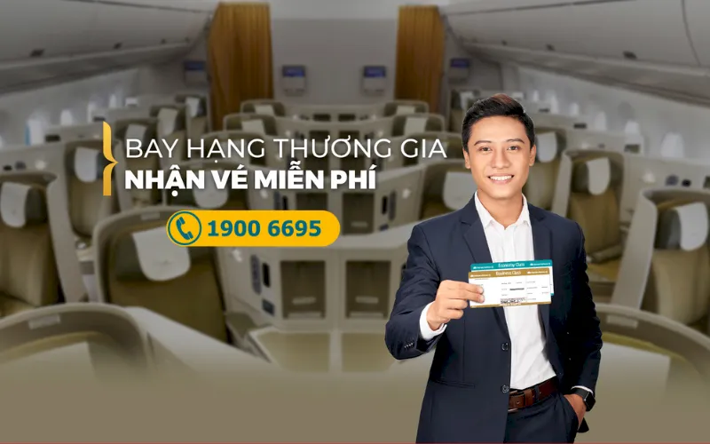 Vietnam Airlines ưu đãi mua 1 tặng 1 vé máy bay miễn phí