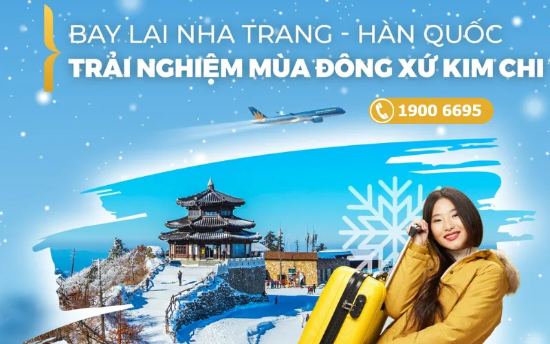 Vietnam Airlines ưu đãi vé máy bay đi Hàn Quốc từ Nha Trang