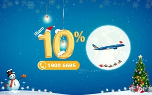 Vietnam Airlines ưu đãi vé máy bay dịp Giáng sinh 10%