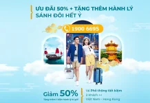 Vietnam Airlines tặng hành lý miễn cước đi Hong Kong