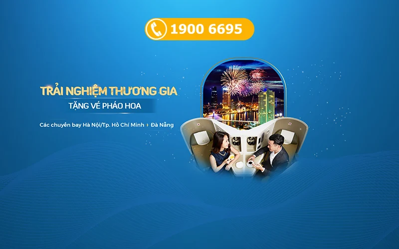 Vietnam Airlines ưu đãi bay dịp Lễ hội pháo hoa Đà Nẵng 2023