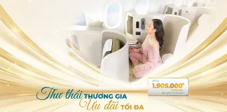 Vietnam Airlines ưu đãi vé bay hạng Thương gia chỉ từ 1,905,000 VNĐ