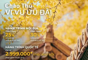 Vietnam Airlines ưu đãi lớn nhân dịp chào thu 2024