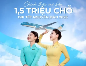 Vietnam Airlines Group mở bán 1,5 triệu chỗ dịp Tết Nguyên đán 2025