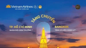 Vietnam Airlines ưu đãi đường bay Hồ Chí Minh - Bangkok