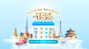 Vietnam Airlines giảm 15% chặng bay quốc tế thứ 3 hàng tuần